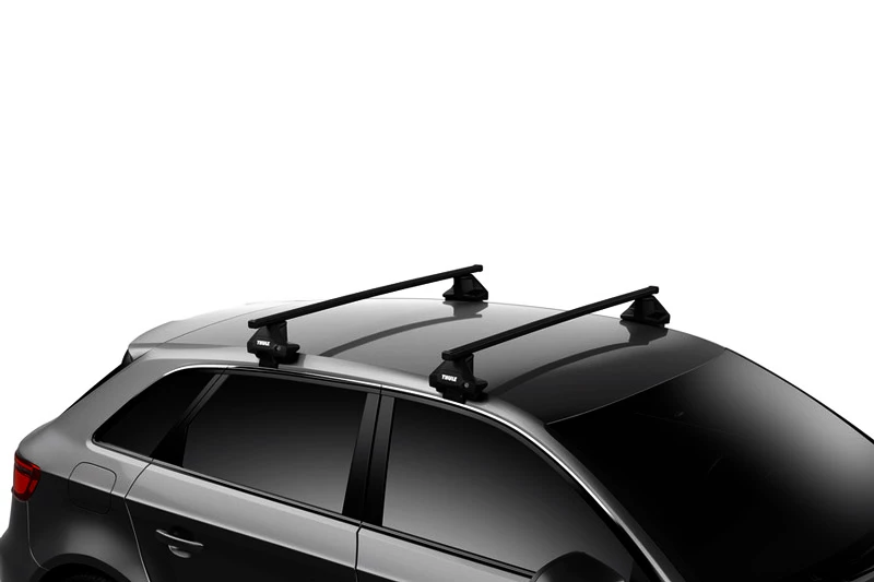Dachträger Thule mit SquareBar Toyota Yaris (XP210) 5-T Hatchback Normales  Dach 21+