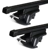 Dachträger Thule mit SquareBar Volkswagen Cross Polo 5-T Hatchback Dachreling 06-09