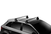 Dachträger Thule mit SquareBar Volkswagen Polo (Mk. IV) 5-T Hatchback Normales Dach 02-09