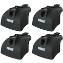 Dachträger Thule mit SquareBar Volkswagen Touran II (5T) 5-T MPV Dachreling 15-24