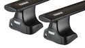 Dachträger Thule mit WingBar Black Audi TT (Mk. II) 3-T Coupé Normales Dach 06-14