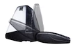 Dachträger Thule mit WingBar Black Fiat Doblo Malibo 5-T Van Dachreling 00-21