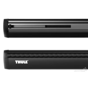 Dachträger Thule mit WingBar Black Fiat Strada Adventure 2-T Pickup Dachreling 14-24