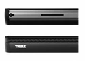 Dachträger Thule mit WingBar Black Ford Ranger 4-T Double-cab Normales Dach 00-02