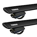 Dachträger Thule mit WingBar Black Jeep Renegade 5-T SUV Dachreling 15-24
