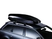 Dachträger Thule mit WingBar Black Kia Sportage 5-T SUV Dachreling 00-03