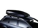 Dachträger Thule mit WingBar Black Mazda 626 5-T Estate Dachreling 00-02