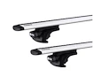 Dachträger Thule mit WingBar Black Mitsubishi Pajero Pinin 5-T SUV Dachreling 00-06