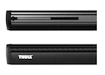 Dachträger Thule mit WingBar Black Nissan NP300 4-T Double-cab Normales Dach 98-15