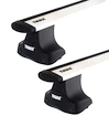 Dachträger Thule mit WingBar Chevrolet Tracker 5-T SUV Normales Dach 99-05