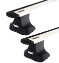 Dachträger Thule mit WingBar Ford Ranger 4-T Double-cab Normales Dach 00-02