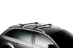 Dachträger Thule WingBar Edge Black BMW 3-Series Touring 5-T Estate Bündige Schienen 10-11