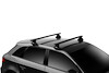 Dachträger Thule mit EVO WingBar Black BMW X2 5-T SUV Normales Dach 18+