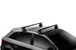 Dachträger Thule mit EVO WingBar Black VOLVO V40 5-T Hatchback Normales Dach 12-21