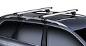 Dachträger Thule mit SlideBar MITSUBISHI L 200 (KB4T) 4-T Double-cab Normales Dach 05+
