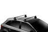 Dachträger Thule mit SquareBar AUDI A1 5-T Hatchback Normales Dach 19+