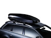 Dachträger Thule mit WingBar Black FIAT Panda Cross 5-T SUV Dachreling 14+