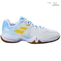 Damen Hallenschuhe Babolat  Shadow Spirit Women White/Light Blue  EUR 42