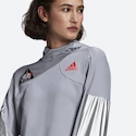 Damen Hoodie adidas  Space Hoodie Halo Silver