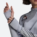 Damen Hoodie adidas  Space Hoodie Halo Silver