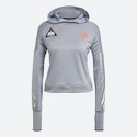 Damen Hoodie adidas  Space Hoodie Halo Silver