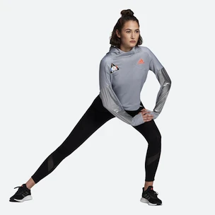 Damen Hoodie adidas  Space Hoodie Halo Silver