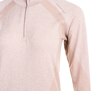 Damen Hoodie Endurance  Halen Seamless Midlayer Warm Taupe XXS/XS