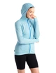 Damen Hoodie Icebreaker  Quantum III LS Zip Haze/Azul