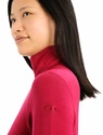 Damen Hoodie Icebreaker  W 260 Tech LS Half Zip Cherry