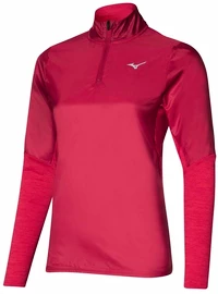 Damen Hoodie Mizuno Hybrid LS HZ /Rose Red