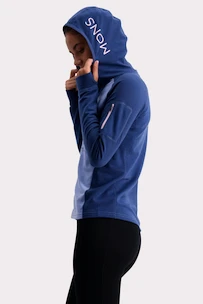 Beschädigt -  Damen Hoodie Mons Royale  Ascend Midi Full Zip Hood Fades of Summer  M