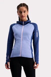 Damen Hoodie Mons Royale  Ascend Midi Full Zip Hood Fades of Summer