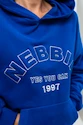 Damen Hoodie Nebbia  Branded Oversized Hoodie blue