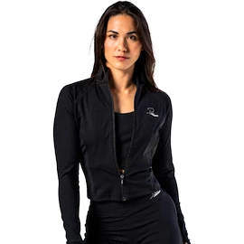 Damen Hoodie Nebbia Deni x NEBBIA Fitness Zip Tracktop 314 black