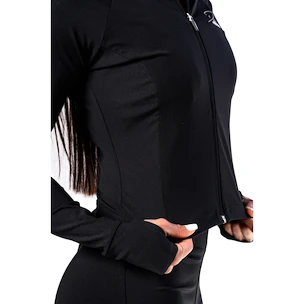 Damen Hoodie Nebbia Deni x NEBBIA Fitness Zip Tracktop 314 black