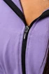 Damen Hoodie Nebbia ICONIC Cropped Zip-Up Hoodie 254 purple