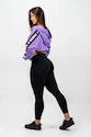 Damen Hoodie Nebbia ICONIC Cropped Zip-Up Hoodie 254 purple