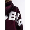 Damen Hoodie Nebbia STRONG BEAUTY Oversized Hoodie OWN YOUR POWER 433 dark red