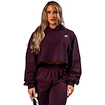Damen Hoodie Nebbia STRONG BEAUTY Oversized Hoodie OWN YOUR POWER 433 dark red