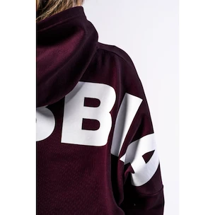 Damen Hoodie Nebbia STRONG BEAUTY Oversized Hoodie OWN YOUR POWER 433 dark red