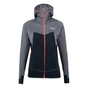 Damen Hoodie Salewa  Puez hybrid polarlite hooded fleece Navy blazer melange