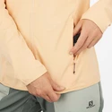 Damen Hoodie Salomon  Outrack Full Zip Mid Apricot Ice