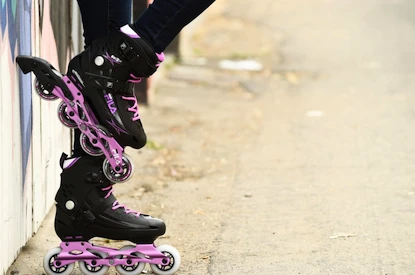 Damen Inline Skates Fila  Madame Houdini Black/Violet