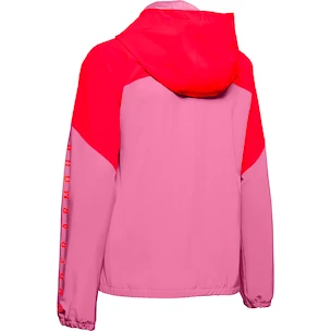Damen Jacke Under Armour Woven Pink/Orange