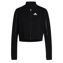 Damen Jacket adidas  Tennis Primeknit Jacket Primeblue Aeroready Black
