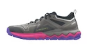 Damen Laufschuhe Mizuno Wave Ibuki 4 Ghost Gray/High-Vis Pink/Purple Punch  UK 7