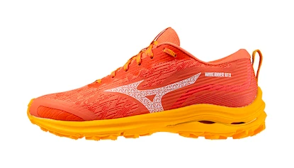 Damen Laufschuhe Mizuno  Wave Rider Gtx Hot Coral/White/Carrot Curl