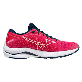 Damen Laufschuhe Mizuno Wave Rider Wave Rider 25 / Phlox Pink / White / Gibraltor Sea