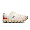 Damen Laufschuhe On  Cloud X 4 Ivory/Salmon