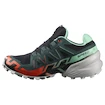 Damen Laufschuhe Salomon Speedcross 6 Gore-Tex Black/Electric Green/Cherry Tomato